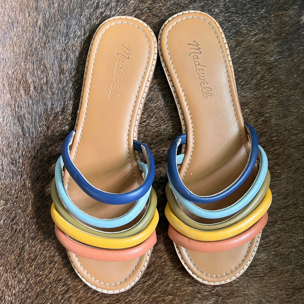 Madewell Colorful Strappy Sandals